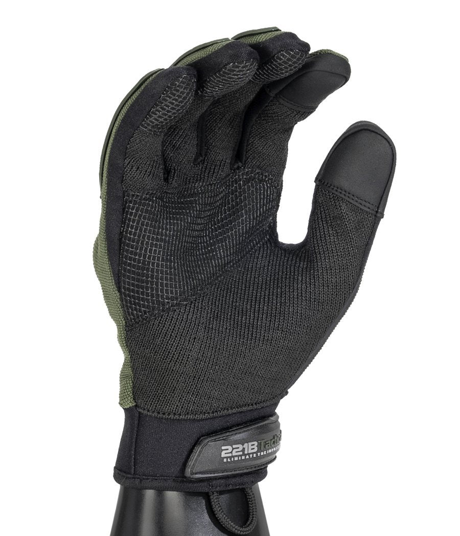 Commander Tactical Gloves with Rubber Knuckle Protection — 221B Tactical